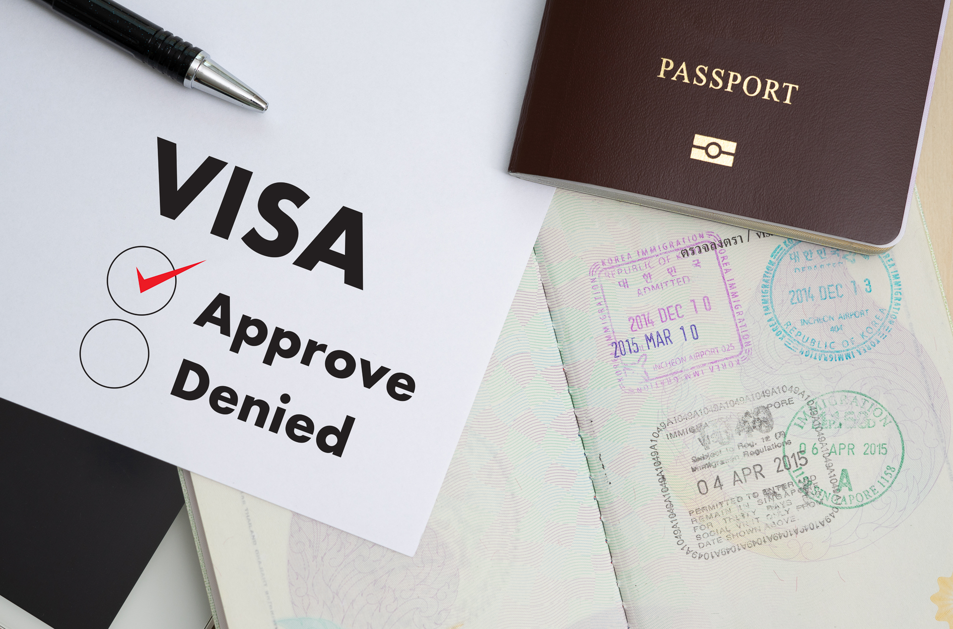 Démarches d'immigration : visa, passeport 